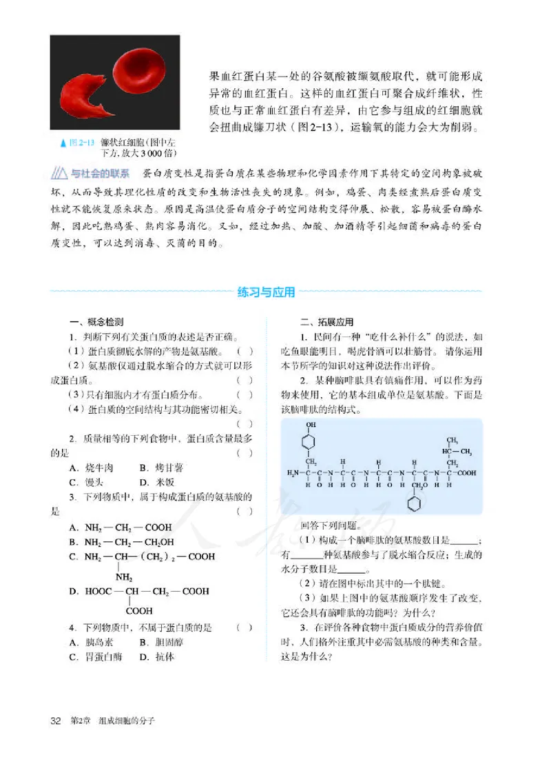 人教版生物必修1_电子课本_最新版高中全科高清电子课本_6高中生物课本_2019新人教版