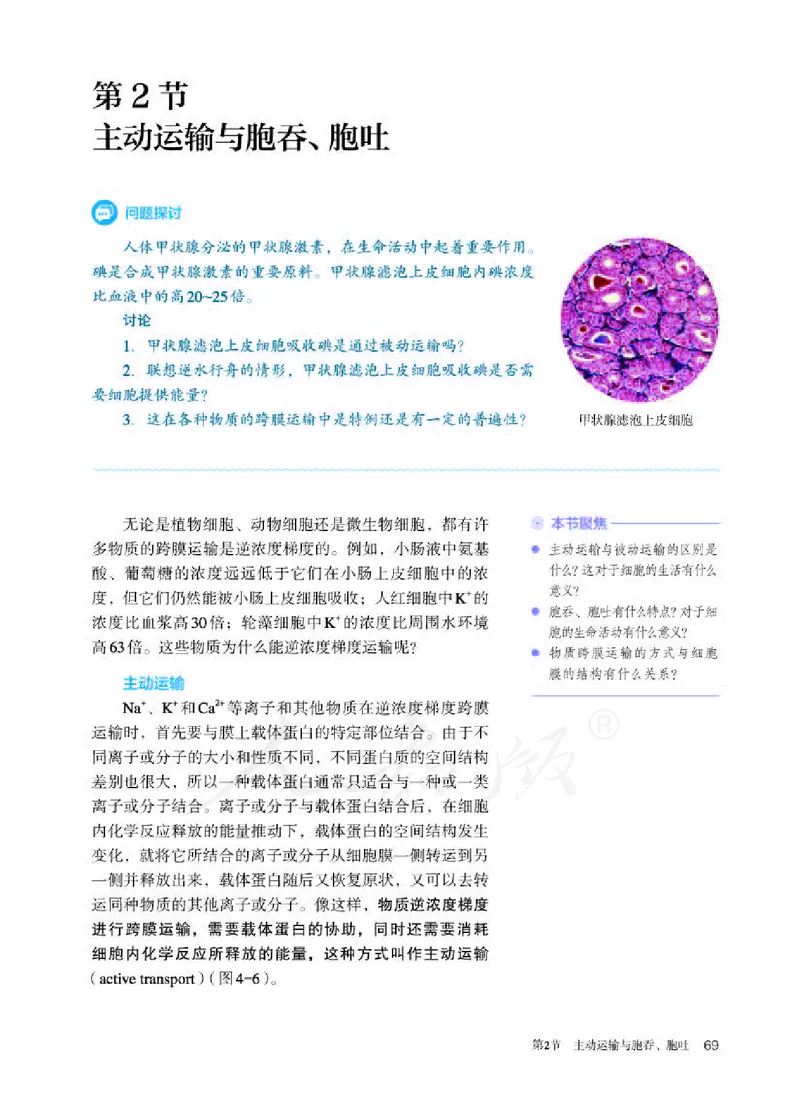 人教版生物必修1_电子课本_最新版高中全科高清电子课本_6高中生物课本_2019新人教版