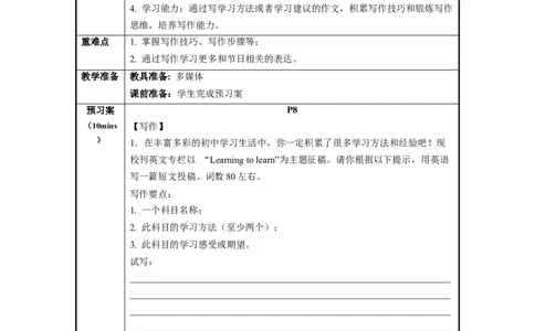 Unit1第6课时SectionB（3a-SelfCheck）（导学案）_最新人教版英语九年级全册_旧版可参考_01.英语9全一册-新课标PPT课件+教案+学案+作业第1套_导学案