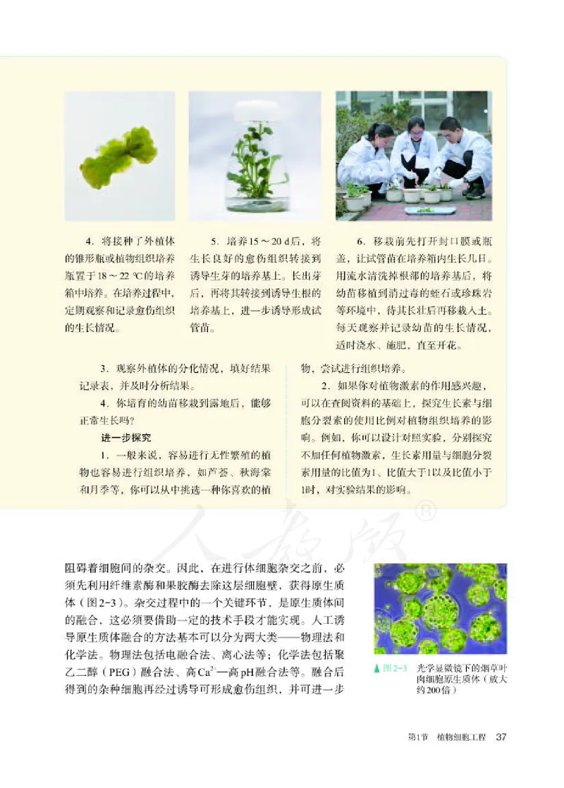 人教版生物选修3_电子课本_最新版高中全科高清电子课本_6高中生物课本_2019新人教版