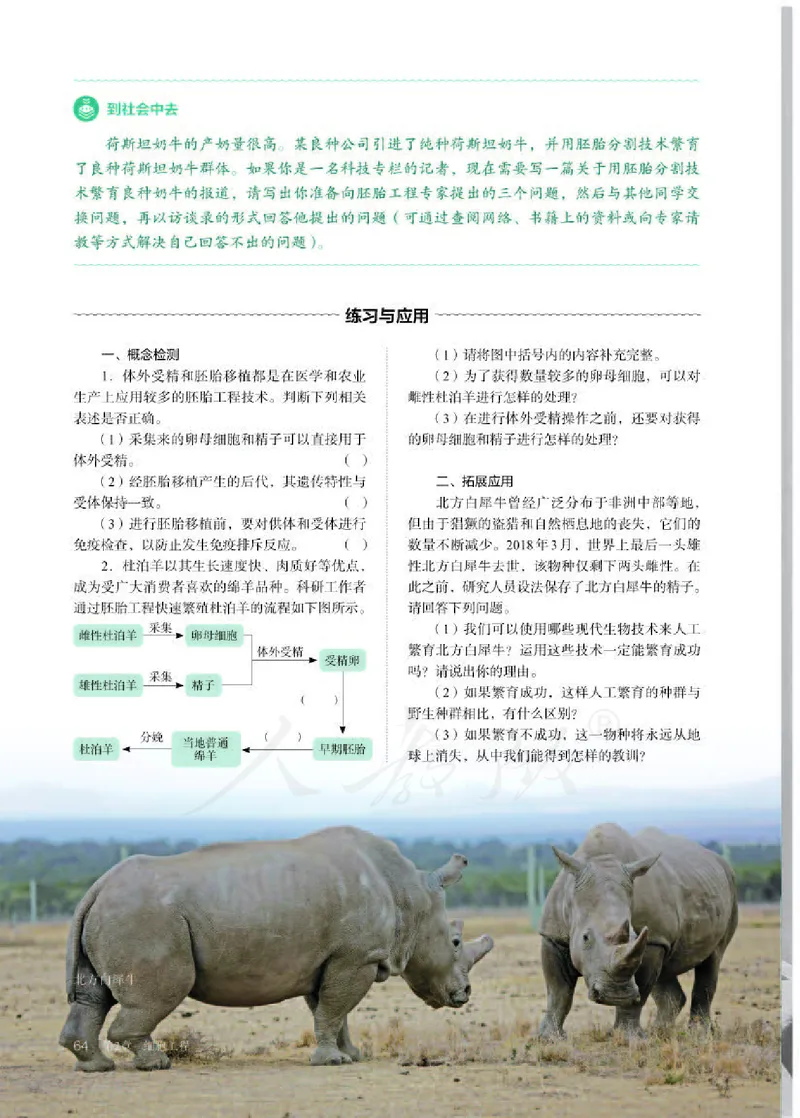 人教版生物选修3_电子课本_最新版高中全科高清电子课本_6高中生物课本_2019新人教版