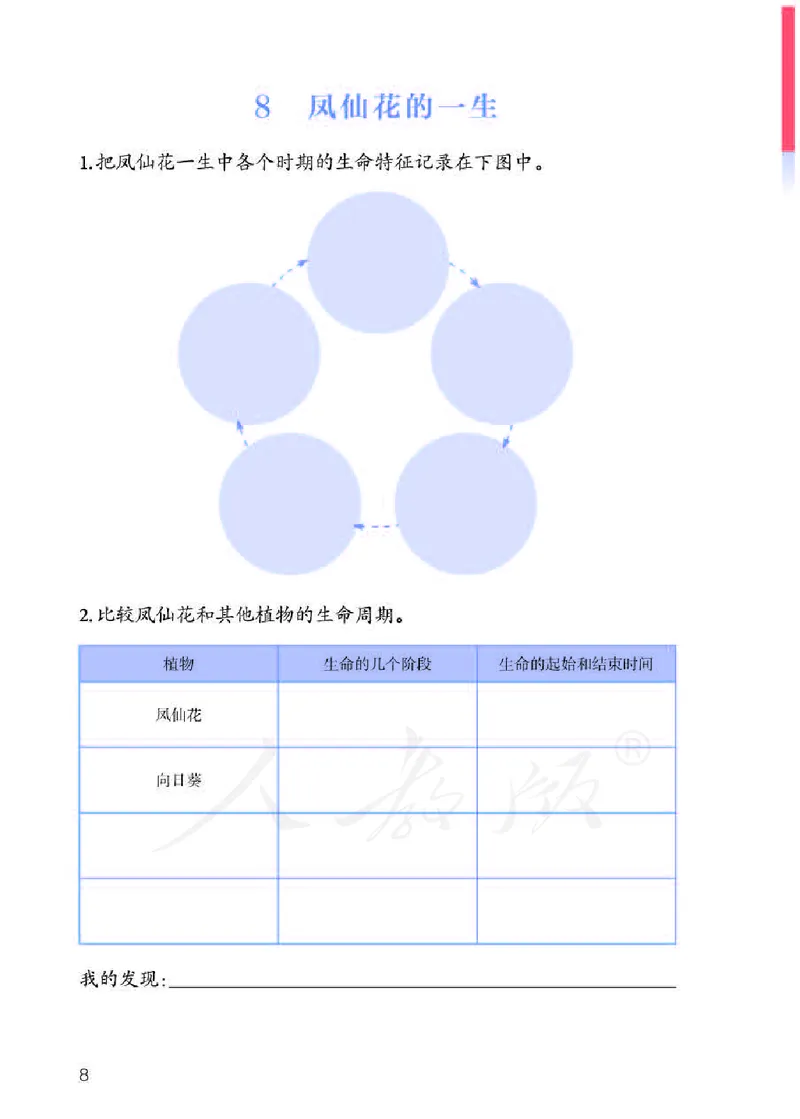 人教版科学三年级下册活动手册_电子课本_小学电子课本_05科学_人教版_人教版科学1-3年级下册课本、活动手册及教师用书