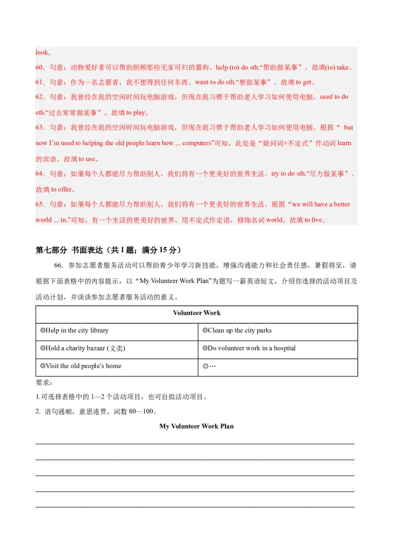 Unit2（刷易错）（模块易错检测练）（教师版）-（人教版）_最新人教版英语八年级下册_旧版（有参考价值）_版本二_八年级英语下册（人教版）_单元模块满分必刷题-U213