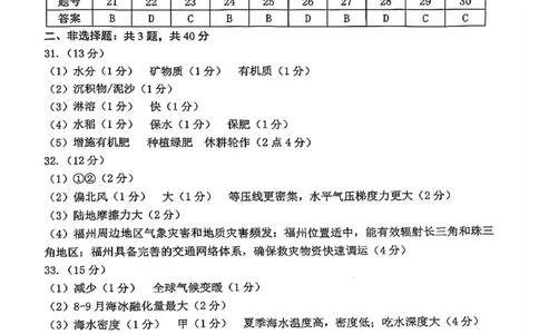 江苏省苏州市2025-2026学年度高一上学期期末考试地理试卷答案_2026年02月高一试卷_260213江苏省苏州市2025-2026学年度高一上学期期末考试（全）