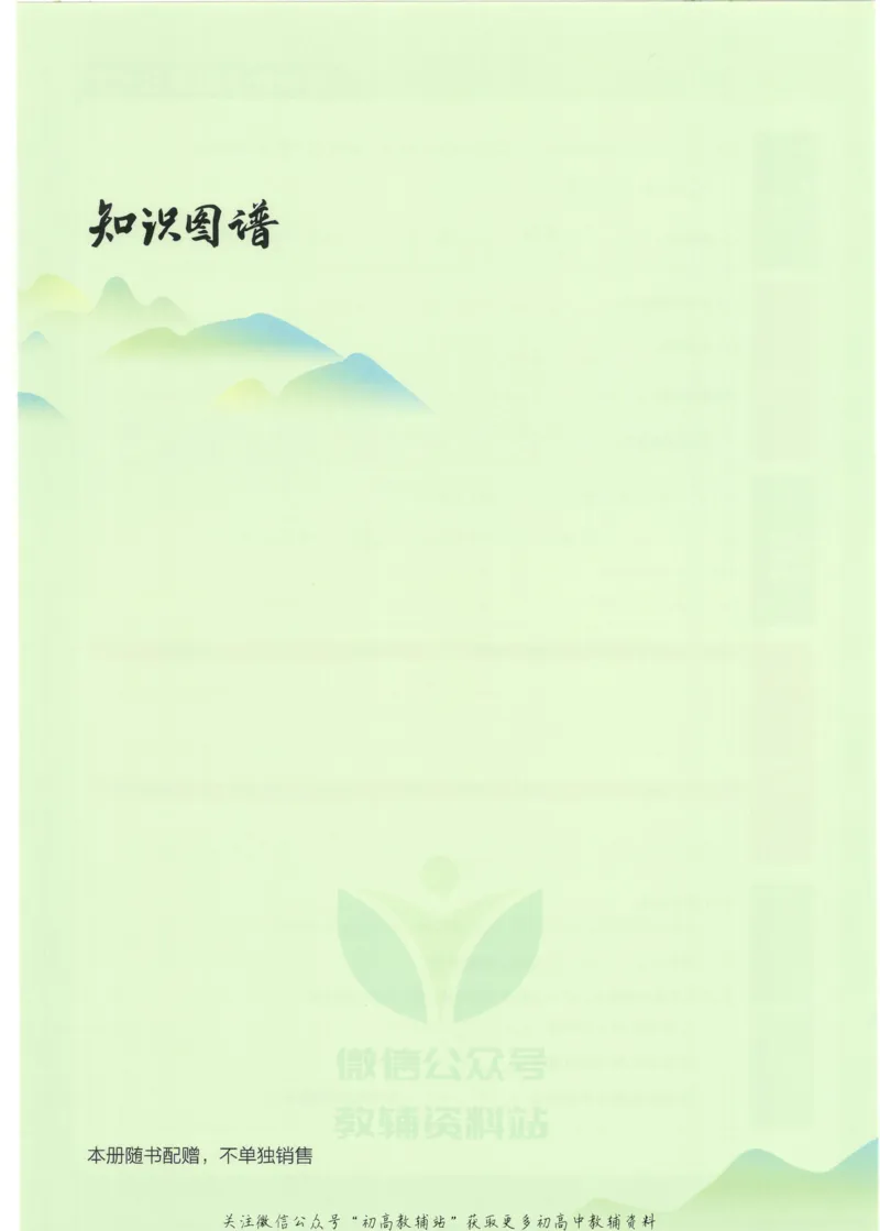 2023版《高中知识清单》数学全国版知识图谱_高中三年全科资料_高中三年全科资料_数学