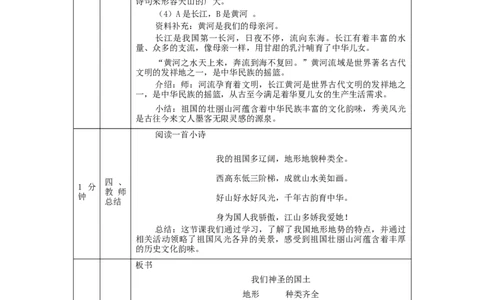 1109五年级道德与法治(统编版)我们神圣的国土(第三课时)-1教学设计_A493小学道法_人教版小学道德与法治教学资源包_小学道法单独教案方便下载（1-6上下册）（2024秋旧版）