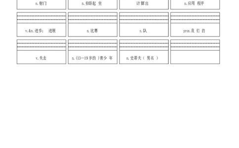 unit3汉译英-框框_最新人教版英语七年级下册_七下英语2025版_05.2025春英语人教7下单词表+默写_Unit3