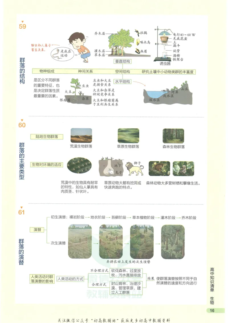 2023版《高中知识清单》生物新教材版知识图谱_高中三年全科资料_高中三年全科资料_生物