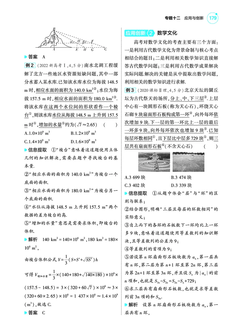 1_专题十二应用与创新讲解册_高中三年全科资料_高考数学《考点考法清单》2025版_12专题十二应用与创新