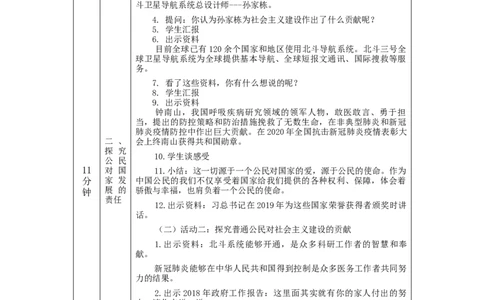 1015六年级道德与法治(统编版)公民意味着什么(第三课时)-1教学设计_A493小学道法_人教版小学道德与法治教学资源包_小学道法单独教案方便下载（1-6上下册）（2024秋旧版）