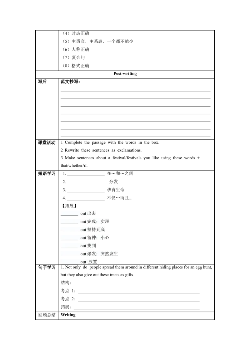 Unit2第6课时SectionB（3a-SelfCheck）（导学案）_最新人教版英语九年级全册_旧版可参考_01.英语9全一册-新课标PPT课件+教案+学案+作业第1套_导学案