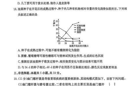河北省邢台市2025-2026学年高一上学期第一次月考生物试卷（扫描版，有解析）_2025年11月高一试卷_251103河北省邢台市2025-2026学年高一上学期10月第一次月考