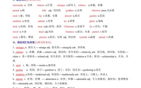 Unit2Ithinkthatmooncakesaredeliciou.-九年级英语全一册同步必备知识清单（人教版）_最新人教版英语九年级全册_新更新初中英语9全_10知识点_单元知识清单