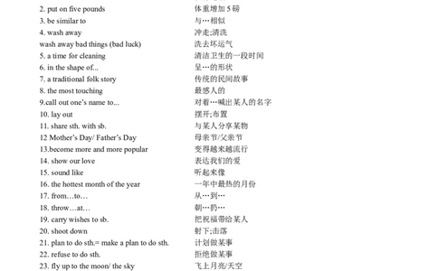 Unit2Ithinkthatmooncakesaredeliciou.-九年级英语全一册同步必备知识清单（人教版）_最新人教版英语九年级全册_新更新初中英语9全_10知识点_单元知识清单