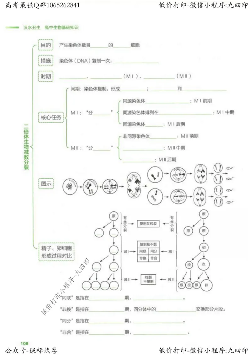 2023新高考生物核心考点基础知识妙招（336页）_高中三年全科资料_高中_高中知识点整理_生物