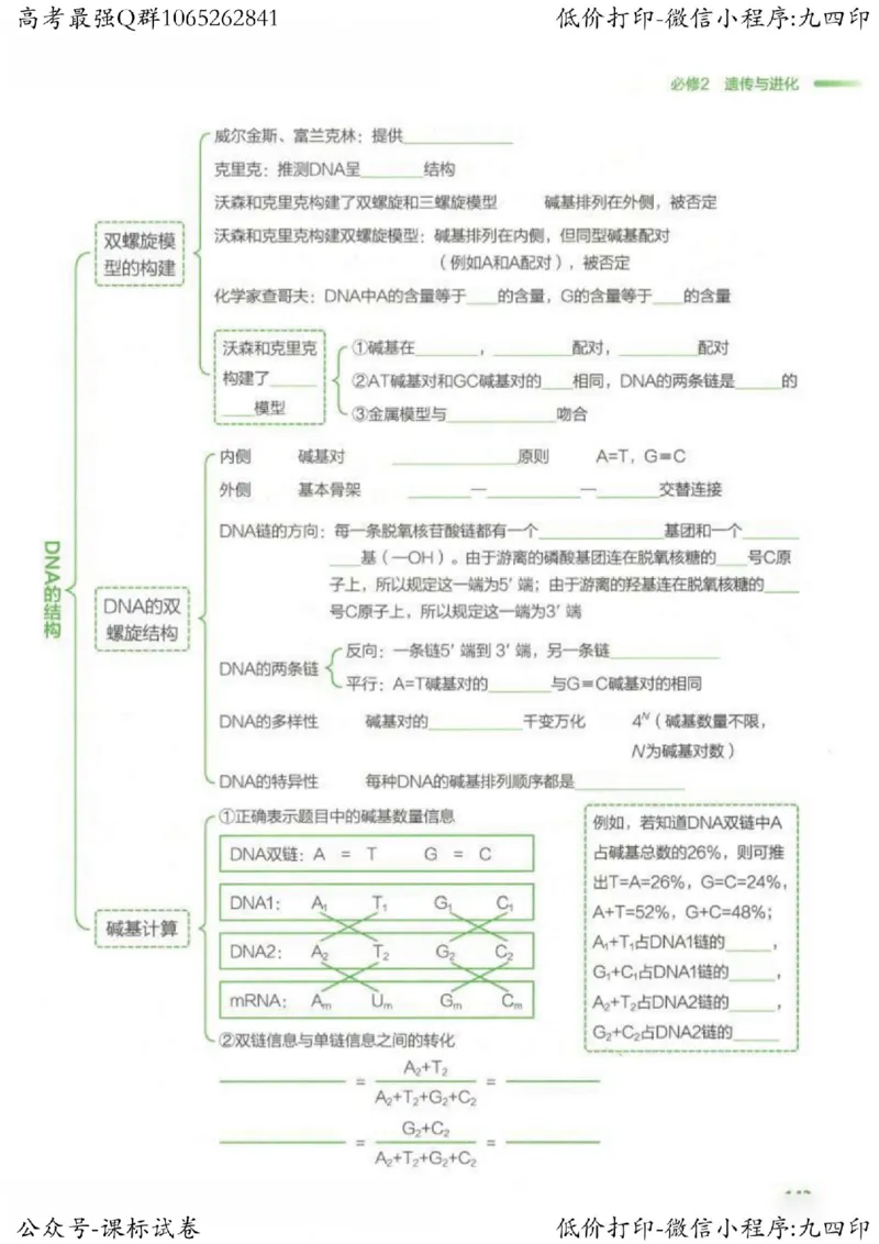 2023新高考生物核心考点基础知识妙招（336页）_高中三年全科资料_高中_高中知识点整理_生物