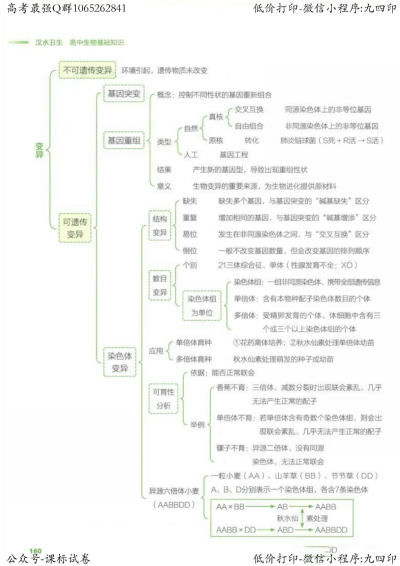 2023新高考生物核心考点基础知识妙招（336页）_高中三年全科资料_高中_高中知识点整理_生物