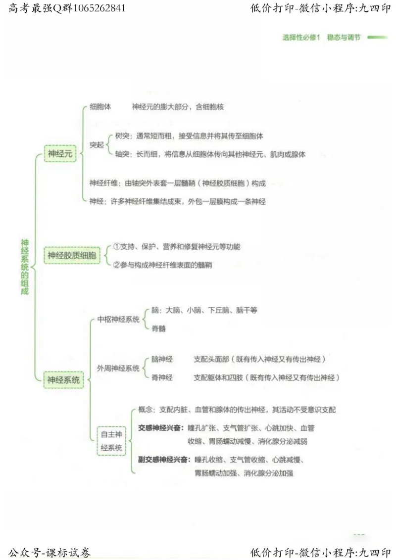 2023新高考生物核心考点基础知识妙招（336页）_高中三年全科资料_高中_高中知识点整理_生物