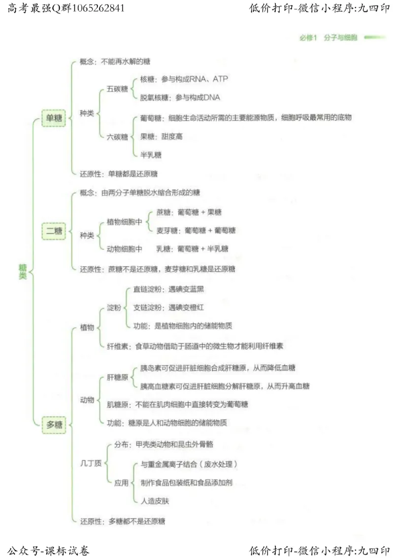 2023新高考生物核心考点基础知识妙招（336页）_高中三年全科资料_高中_高中知识点整理_生物