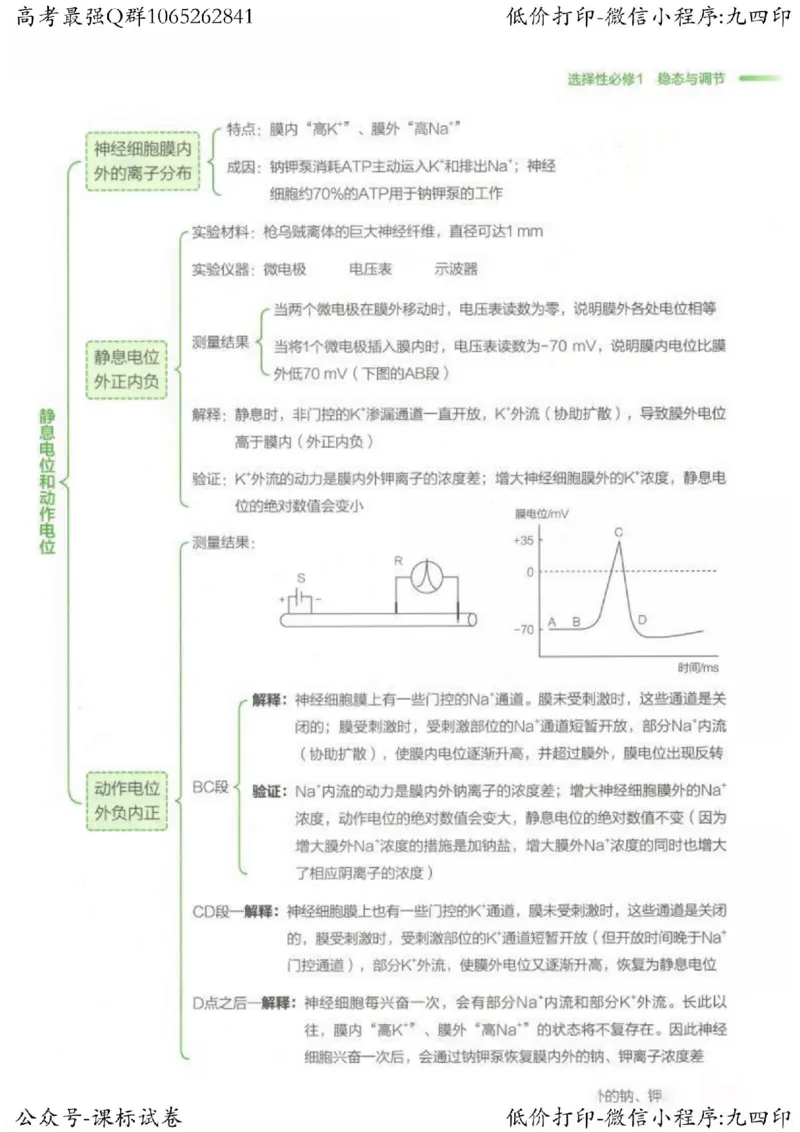 2023新高考生物核心考点基础知识妙招（336页）_高中三年全科资料_高中_高中知识点整理_生物