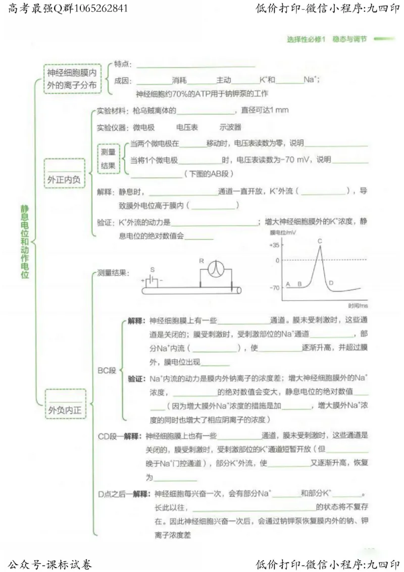 2023新高考生物核心考点基础知识妙招（336页）_高中三年全科资料_高中_高中知识点整理_生物