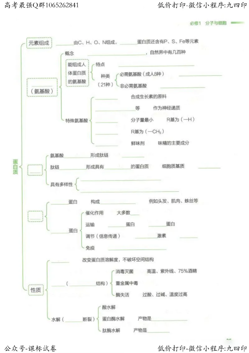 2023新高考生物核心考点基础知识妙招（336页）_高中三年全科资料_高中_高中知识点整理_生物