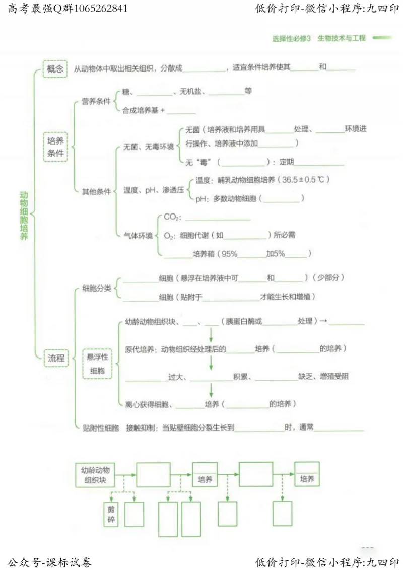 2023新高考生物核心考点基础知识妙招（336页）_高中三年全科资料_高中_高中知识点整理_生物