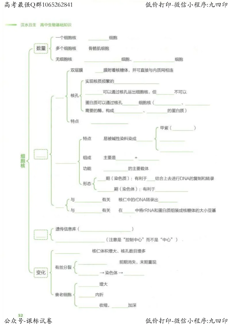 2023新高考生物核心考点基础知识妙招（336页）_高中三年全科资料_高中_高中知识点整理_生物