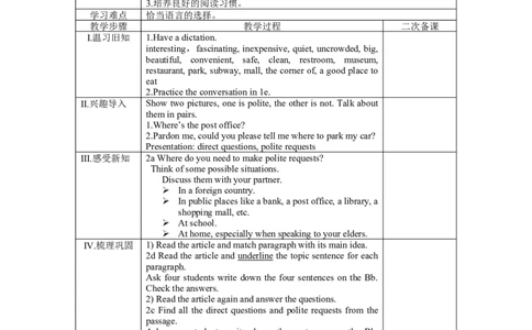 Unit3Period6教案_最新人教版英语九年级全册_新更新初中英语9全_05教案（多套）_分课时教案2_unit3