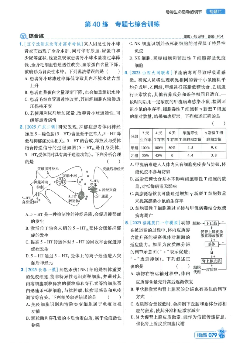 1小题狂练册新高考&middot;生物_高中三年全科资料_高中_2026版天星教育金考卷《小题狂练》9科全套_2026版金考卷小题狂练生物（新高考）