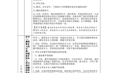 1216二年级道德与法治(统编版)可亲可敬的家乡人-1教学设计_A493小学道法_人教版小学道德与法治教学资源包_小学道法单独教案方便下载（1-6上下册）（2024秋旧版）_2年级上册