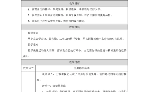 16第16课学先锋做先锋_第16课学先锋做先锋（第2课时）_教学设计2_A493小学道法_人教版小学道德与法治教学资源包_小学道法（智慧教育课件与教案）_1-6下册（道德与法治智慧教育课件）