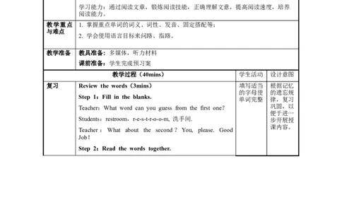 Unit3第2课时SectionA(3a-3b)（教学设计）-九年级英语全一册同步备课系列（人教版）_最新人教版英语九年级全册_新更新初中英语9全_02课件+教案+学案_（2）教案