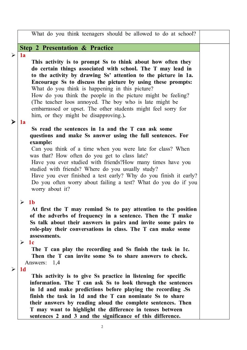 Unit7SectionB（1a-1e）教案_最新人教版英语九年级全册_新更新初中英语9全_05教案（多套）_分课时教案全英_Unit7