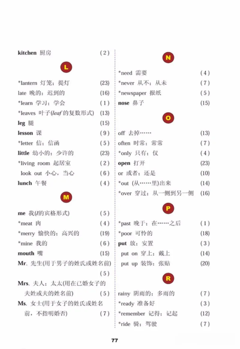 冀教版英语（三起）六年级上册电子课本_电子课本_小学电子课本_03英语_新建文件夹_05冀教版_三年级起点_上册