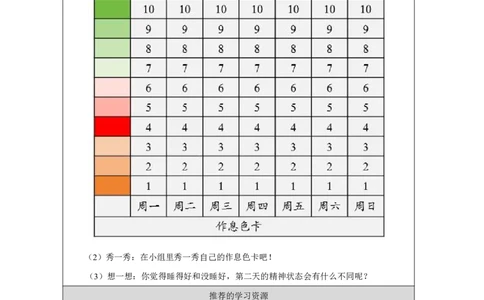 作息有规律（第1课时）_学习任务单_A493小学道法_人教版小学道德与法治教学资源包_小学道法（智慧教育课件与教案）_1-6上册（道德与法治智慧教育课件）_第3单元_作息有规律_20250104155508