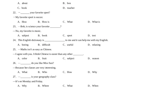 Unit4课时1SectionA（1a-pronunciation）（原卷版）_最新人教版英语七年级上册_12025人教新版英语视频七上_赠送同步练习_Unit4课时1SectionA（1a-pronunciation）（人教版2024）