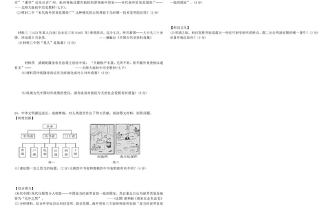 2018人教版七年级历史下册期末测试题_新版初中_最新历史七年级下册_赠送：老版本课件教案参考和新版课文好多一样仍具有很高参考价值_七下新版课件教案（第二套）_5.知识点+复习资料