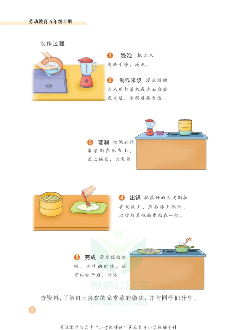 劳动教育5年级上册_电子课本_小学电子课本_11劳动技术_武汉版