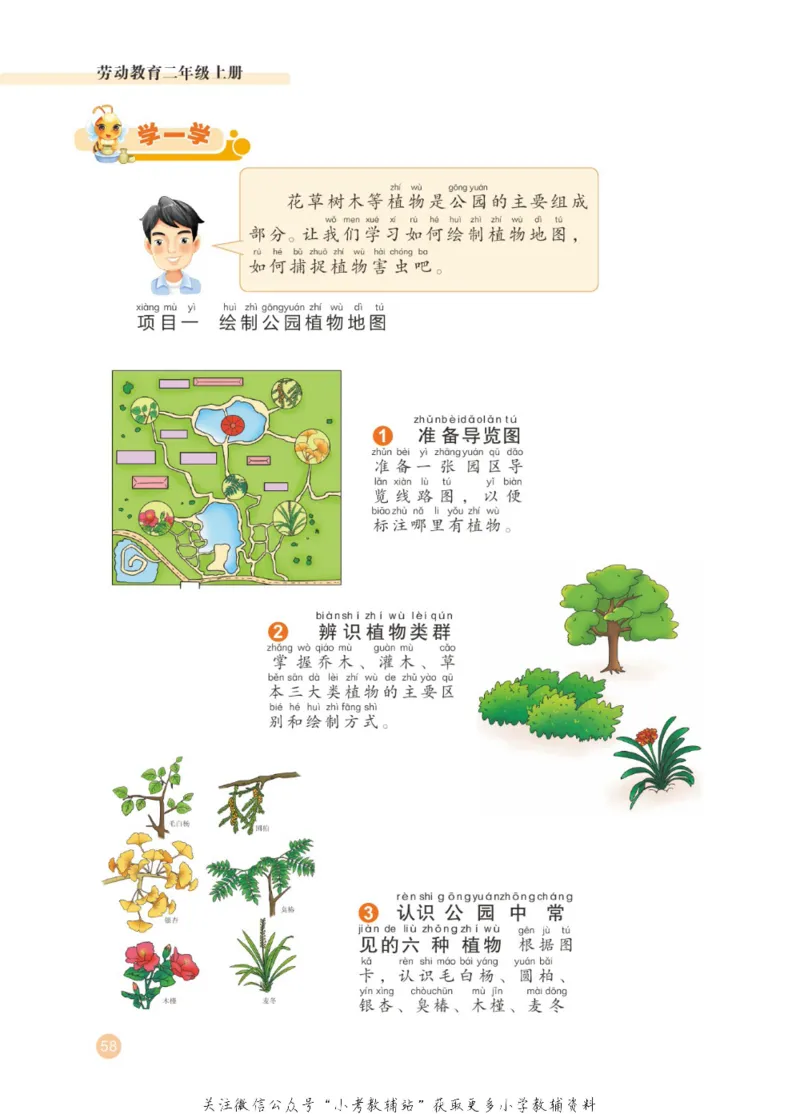 劳动教育2年级上册_电子课本_小学电子课本_11劳动技术_武汉版