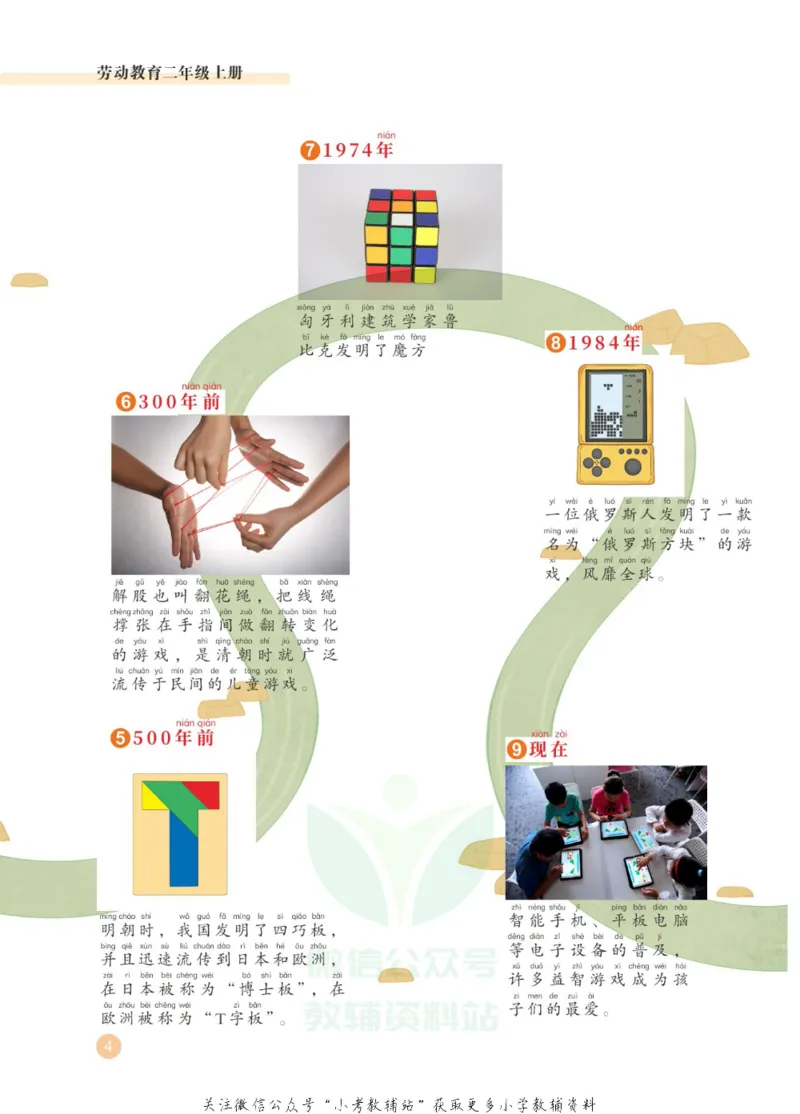 劳动教育2年级上册_电子课本_小学电子课本_11劳动技术_武汉版