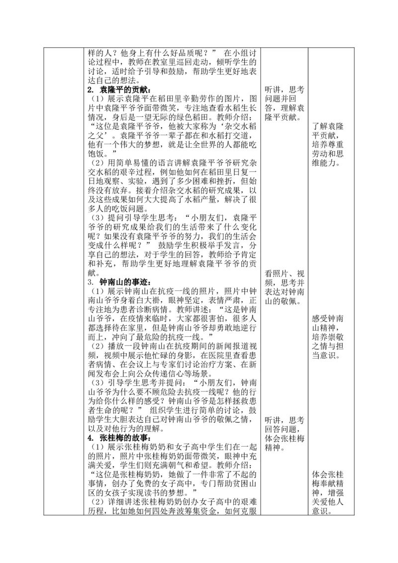 核心素养4.4学先锋做先锋第一课时教案_A493小学道法_人教版小学道德与法治教学资源包_人教版小学道德与法治（新教材123年级）(2025秋新版)_1年级下册（25春）_PPT课件+教案