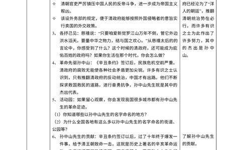 8推翻帝制民族觉醒第一课时教案_A493小学道法_26新五年级道法下册（统编版）_教学教案_教案四