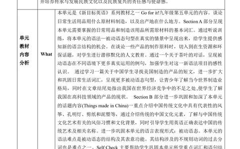 Unit5大单元教学设计_最新人教版英语九年级全册_新更新初中英语9全_新修订版英语9全一册教案课件-新修订版，第二单元有改动_核心素养教案