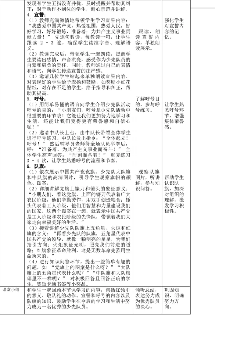 核心素养4.3戴上红领巾第一课时教案_A493小学道法_人教版小学道德与法治教学资源包_人教版小学道德与法治（新教材123年级）(2025秋新版)_1年级下册（25春）_PPT课件+教案