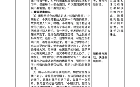 核心素养2.2请帮我一下第一课时教案_A493小学道法_人教版小学道德与法治教学资源包_人教版小学道德与法治（新教材123年级）(2025秋新版)_1年级下册（25春）_PPT课件+教案