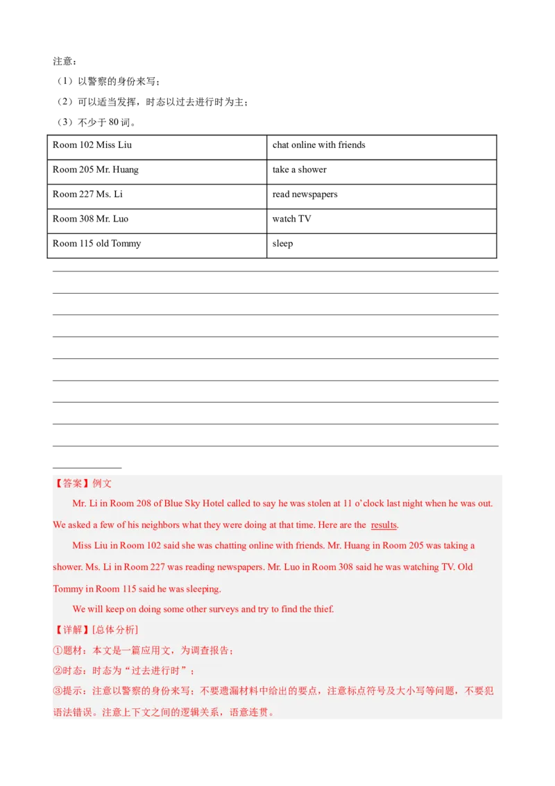 Unit5单元话题（难忘的事件）写作满分范文18篇（教师版）_最新人教版英语八年级下册_旧版（有参考价值）_版本二_八年级英语下册（人教版）_重难点讲练-U221