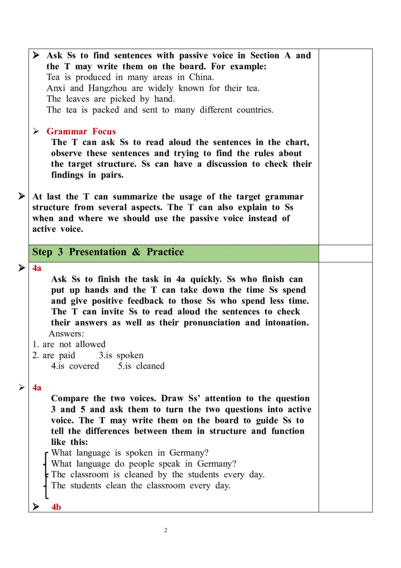 Unit5SectionA（GF-4c）教案_最新人教版英语九年级全册_新更新初中英语9全_05教案（多套）_分课时教案全英_Unit5