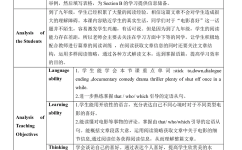 Unit9SectionA(3a～3c)_最新人教版英语九年级全册_新更新初中英语9全_新修订版英语9全一册教案课件-新修订版，第二单元有改动_核心素养教案