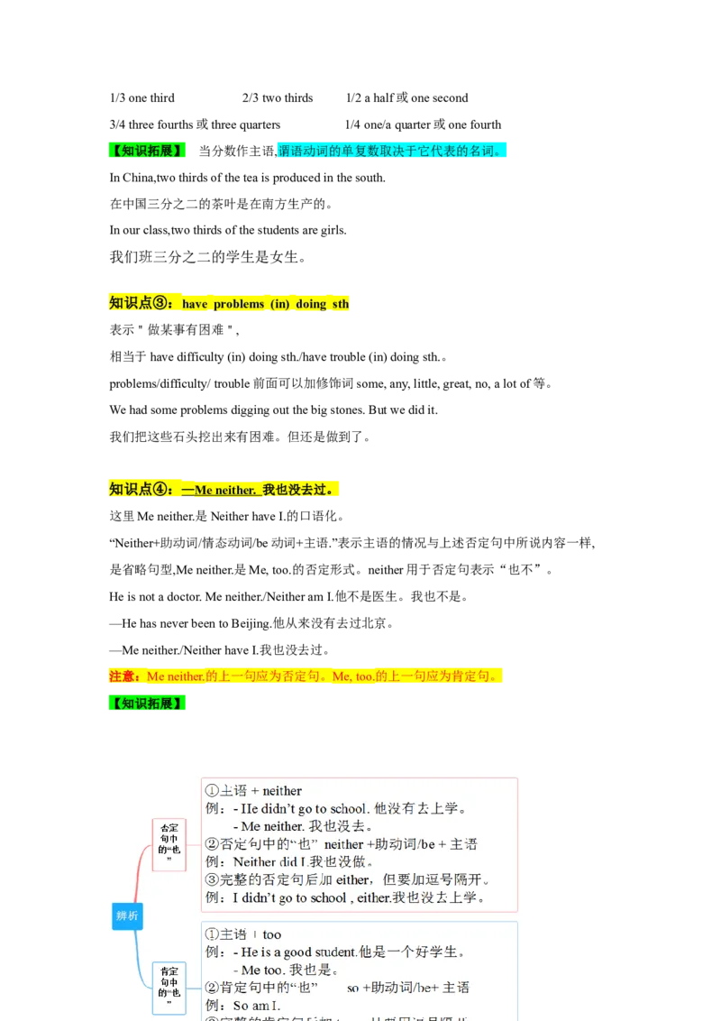 Unit9单元知识清单SectionB(基础+知识点+写作)-（人教版）_最新人教版英语八年级下册_旧版（有参考价值）_版本二_八年级英语下册（人教版）_知识清单